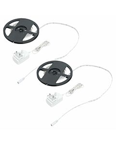 Set of 2 Waterproof 5m LED Tape Lights