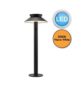 Nordlux - Justina - 2418098003 - LED Black IP44 Solar Outdoor Post Light