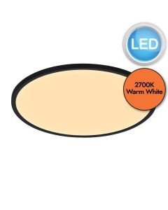Nordlux - Oja 60 - 50066103 - LED Black White Flush Ceiling Light