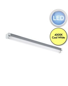 Eglo Lighting - Tragacete 1 - 99777 - LED Silver Chrome White IP44 Bathroom Strip Wall Light