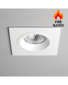 Astro Lighting - Taro Square Fire-Rated 1240026 - Fire Rated Matt White Downlight/Recessed Spot Light