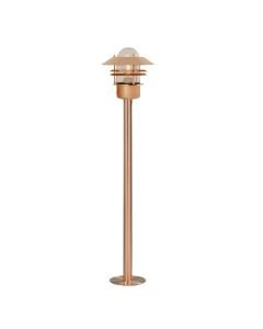Nordlux - Blokhus - 25078030 - Copper Clear Glass IP54 Outdoor Post Light