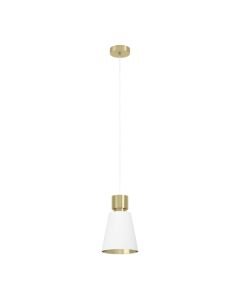 Eglo Lighting - Aglientina - 900376 - Brushed Brass White Ceiling Pendant Light