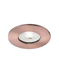 Saxby Lighting - Saxby ShieldONE 65 - 109805 & 113289 - Copper IP65 Fixed Bathroom Recessed Fire Rated Ceiling Downlight