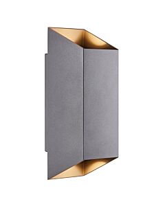 Nordlux - Nico Square 22 - 2218221050 - Anthracite 2 Light IP54 Outdoor Wall Washer Light