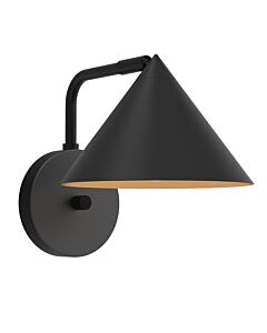 Elstead Lighting - Remyck - ALM-REMYCK-1WB-BK - Black Wall Light