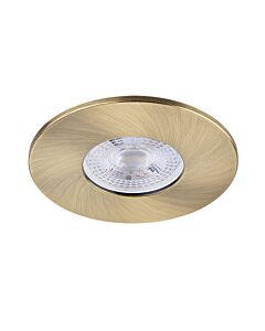 Saxby Lighting - Saxby ShieldONE 75 - 109806 & 113298 - Antique Brass Fixed Recessed Fire Rated Ceiling Downlight