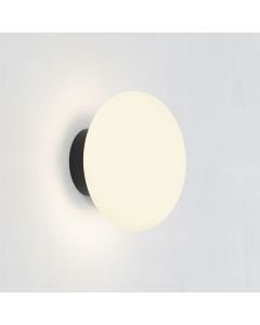 Astro Lighting - Zeppo - 1176047 - Black Opal Glass IP44 Bathroom Wall Light