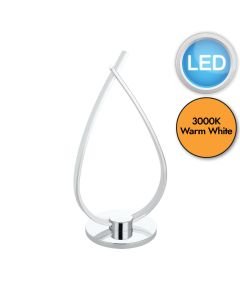 Eglo Lighting - Roncade - 31997 - LED Chrome White Table Lamp