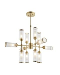 Westchester - Satin Brass & Glass Pendant