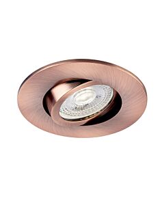 Saxby Lighting - Saxby ShieldONE 75 - 109806 & 113318 - Copper Tilt Recessed Fire Rated Ceiling Downlight
