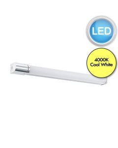 Eglo Lighting - Tragacete 1 - 99339 - LED Silver Chrome White IP44 Bathroom Strip Wall Light