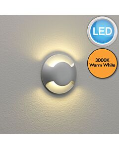 Astro Lighting - Beam Two LED 1202005 - IP67 Matt Painted Silver Marker Light