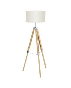 Eglo Lighting - Lantada - 94324 - Wood Beige Tripod Floor Lamp