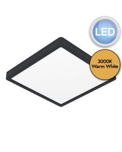 Eglo Lighting - Fueva 5 - 900588 - LED Black White Flush Ceiling Light