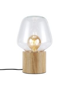 Nordlux - Christina 20 - 48905014 - Wood Clear Glass Table Lamp