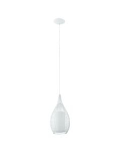 Eglo Lighting - Razoni - 92251 - White Glass Ceiling Pendant Light
