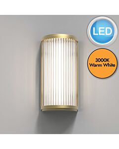 Astro Lighting - Versailles 250 Phase Dimmable 1380026 - IP44 Matt Gold Wall Light