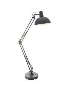 Endon Lighting - Marshall - 90592 - Slate Grey White Floor Reading Lamp
