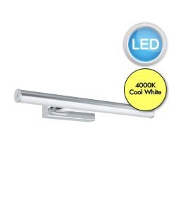 Eglo Lighting - Vadumi - 97081 - LED Chrome White IP44 Bathroom Strip Wall Light