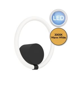 Eglo Lighting - Caranacoa - 900564 - LED Black White Wall Light