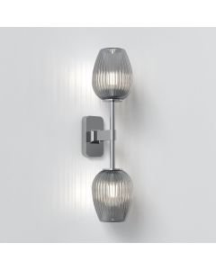 Astro Lighting - Tacoma Twin 1429002 - IP44 Polished Chrome Wall Light Excluding Shade