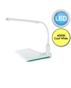 Eglo Lighting - Laroa - 96434 - LED White Touch Task Clamp Lamp