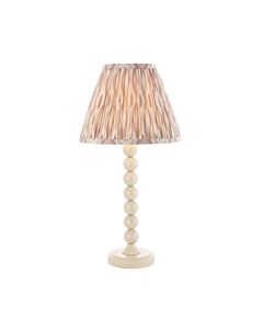Endon Lighting - Higgledy & Ikat 25cm - 114694 - White Neutral Table Lamp With Shade