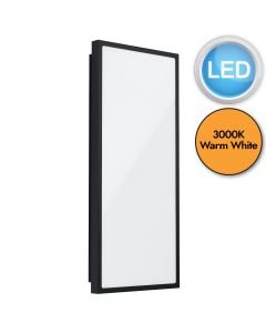 Eglo Lighting - Casazza - 99534 - LED Black White IP44 Outdoor Wall Washer Light