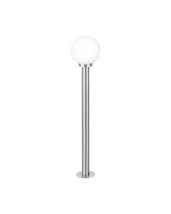 Eglo Lighting - Nisia - 30207 - Stainless Steel White Glass IP44 Outdoor Post Light