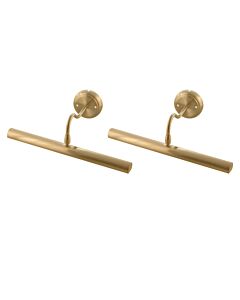 Set of 2 Alexandra - Polished Brass 350mm Picture Lights