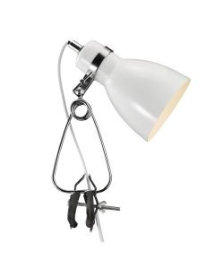 Nordlux - Cyclone - 73072001 - White Task Clamp Lamp