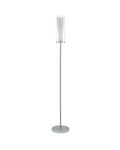 Eglo Lighting - Pinto - 89836 - Chrome Clear Glass Floor Lamp