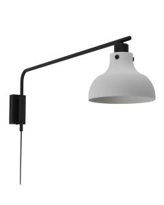 Eglo Lighting - Matlock - 43843 - Grey Black Plug In Reading Wall Light