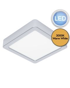 Eglo Lighting - Fueva 5 - 900649 - LED Chrome White IP44 Bathroom Ceiling Flush Light