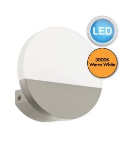 Eglo Lighting - Metrass 1 - 96041 - LED Satin Nickel White Wall Washer Light