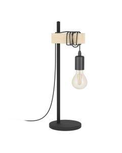 Eglo Lighting - Townshend - 32918 - Black Wood Table Lamp