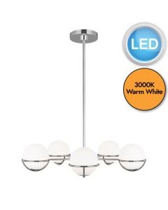 Elstead - Feiss Limited Editions - Apollo FE-APOLLO5-PN Chandelier