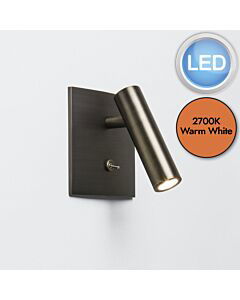 Astro Lighting - Enna - 1058085 - LED Bronze Reading Wall Light