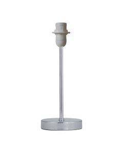 Chrome Stick Table Lamp Base Only