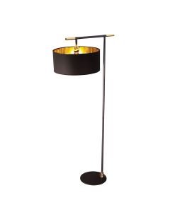 Elstead Lighting - Balance - BALANCE-FL-BKPB - Black Brass Floor Lamp