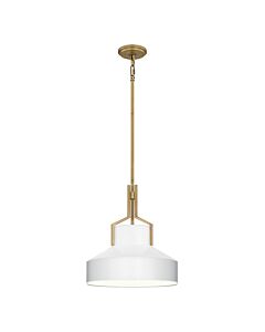 Quoizel Lighting - Brecken - QZ-BRECKEN-2P-AB-ABG - Aged Brass Opal Glass 2 Light Ceiling Pendant Light
