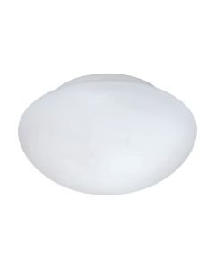 Eglo Lighting - Ella - 81635 - White Glass Flush Ceiling Light