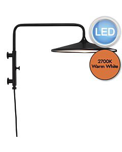 Nordlux - Balance - 2010121003 - LED Black Plug In Reading Wall Light
