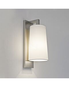 Astro Lighting - Lago - 1297002 & 5018001 - Nickel White IP44 Bathroom Wall Light