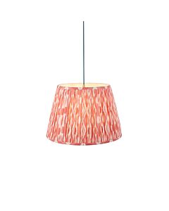 Endon Lighting - Eltham - 115260 - Aged Brass Pink Ceiling Pendant Light