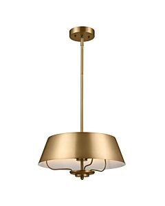 Kichler Lighting - Luella - KL-LUELLA-3P-BNB - Brushed Brass 3 Light Ceiling Pendant Light