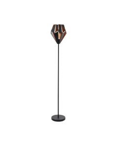 Eglo Lighting - Carlton 1 - 49994 - Black Copper Floor Lamp