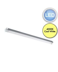 Eglo Lighting - Tragacete 1 - 99778 - LED Silver Chrome White IP44 Bathroom Strip Wall Light