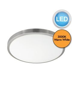 Eglo Lighting - Competa 1 - 96034 - LED White Flush Ceiling Light